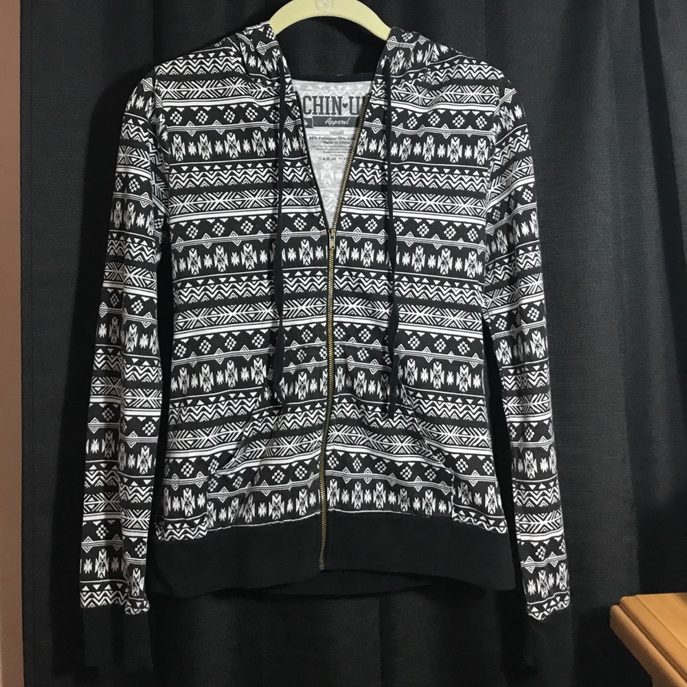 Tribal Print Hoodie
