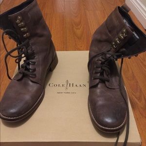 Nike air Bentley boot by cole hann 9.5 brown
