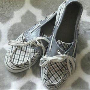 Sperry Top-Sider Bahama  Plaid Shoes- 9
