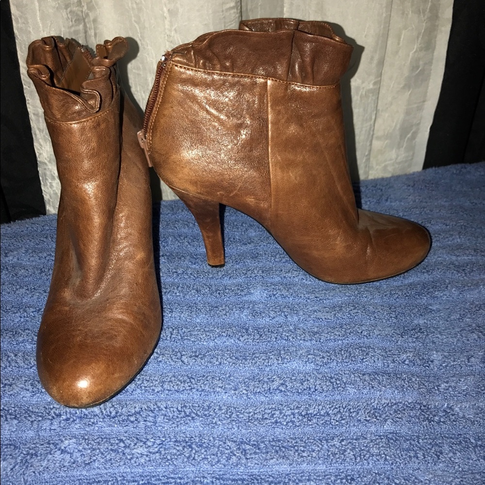 Brown booties