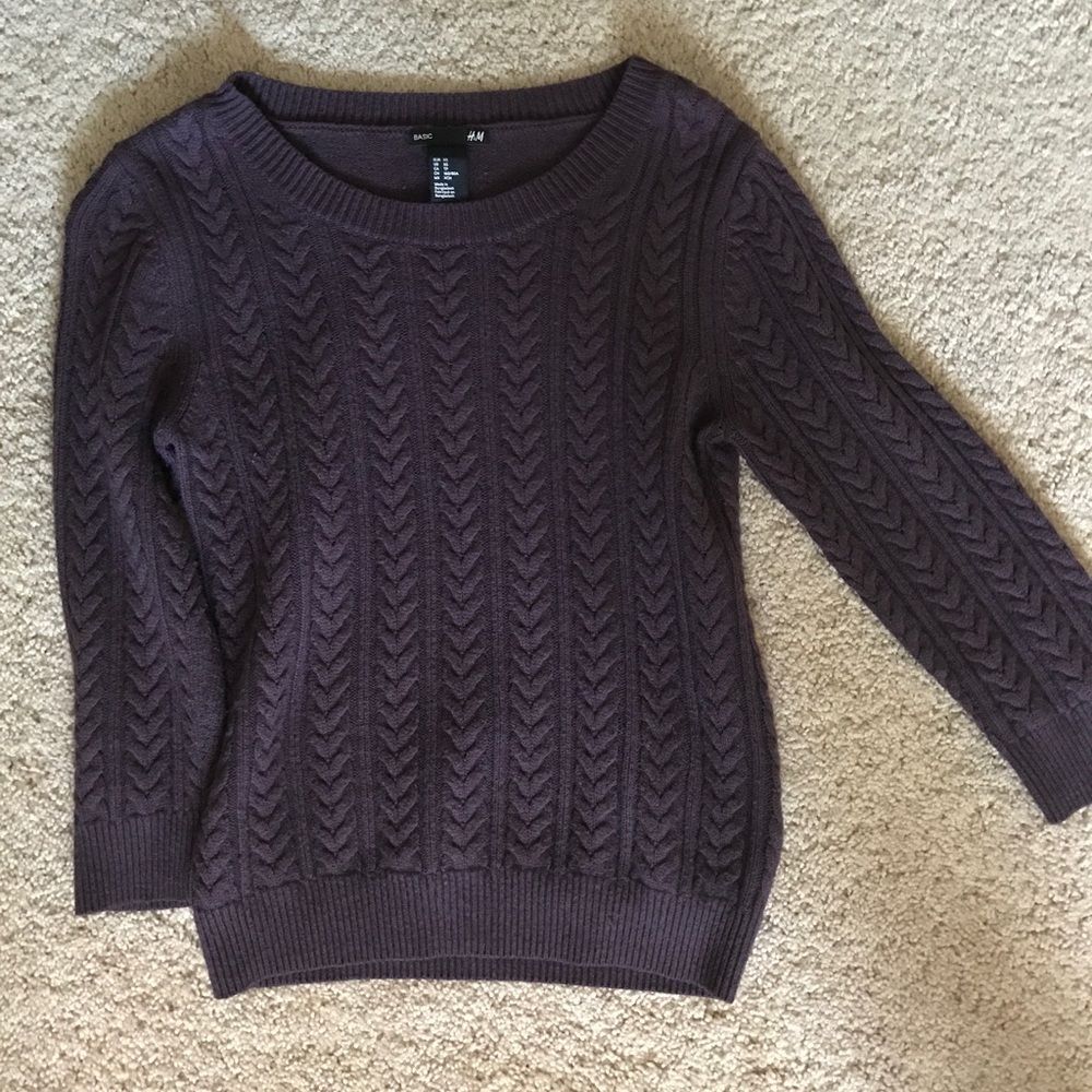 Purple sweater