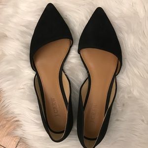 J. crew black flats