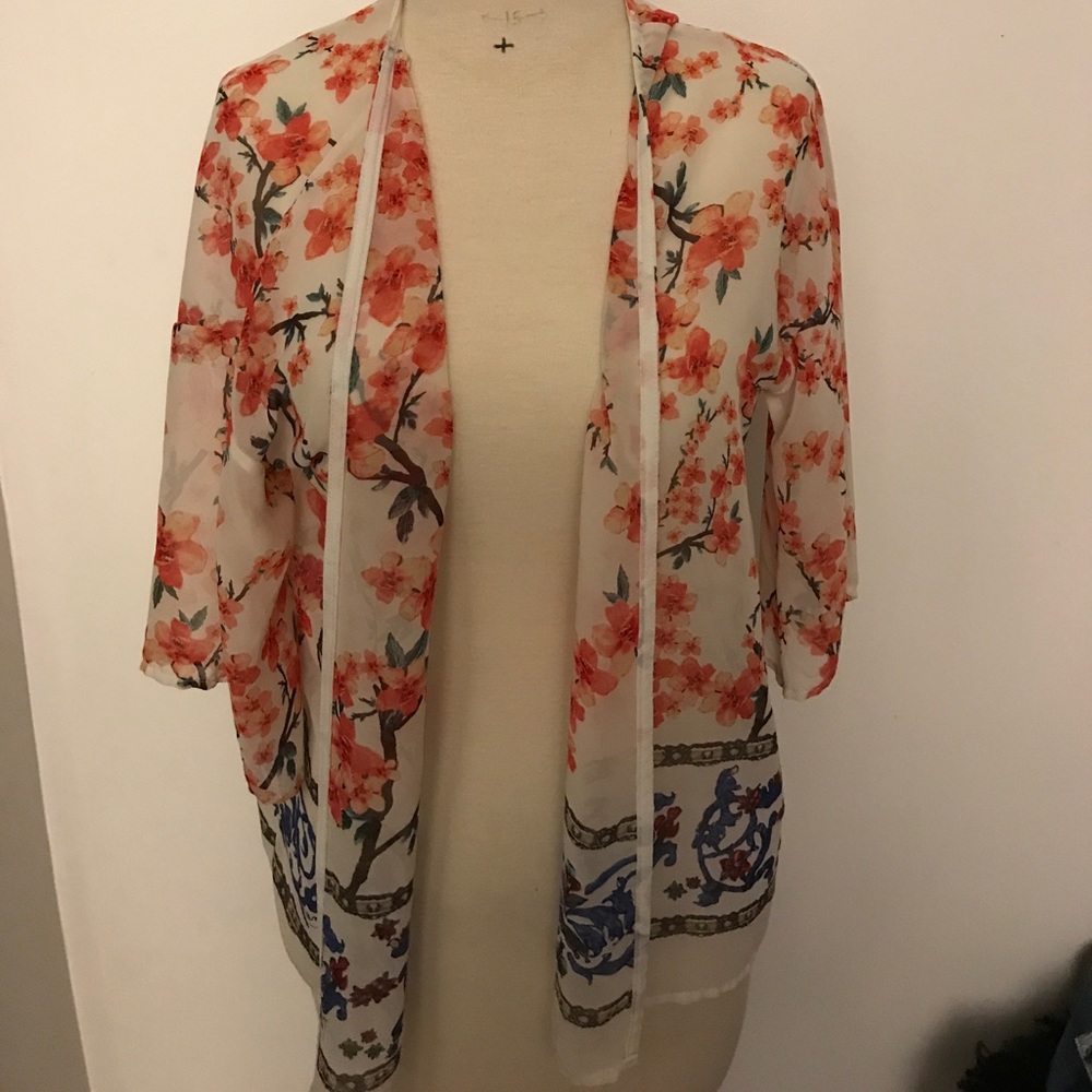 floral blouse
