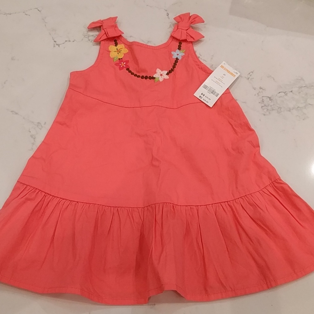 Gymboree coral sleeveless dress in size 2T