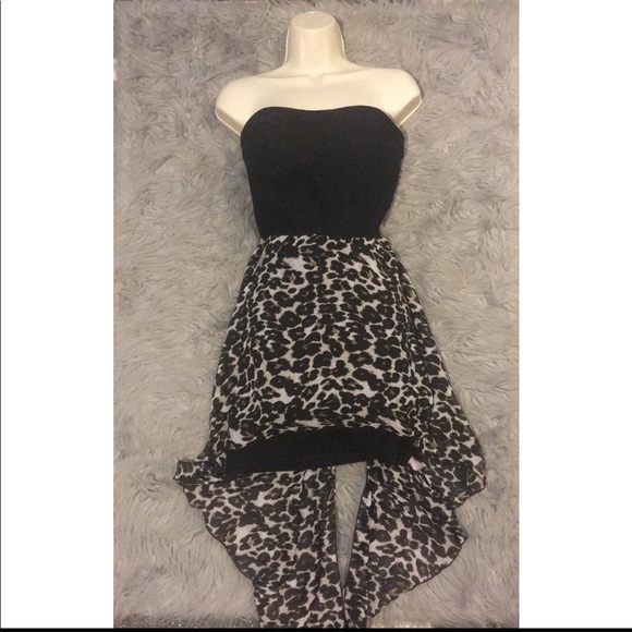Cheetah print low to high dress! - Picture 2 of 3