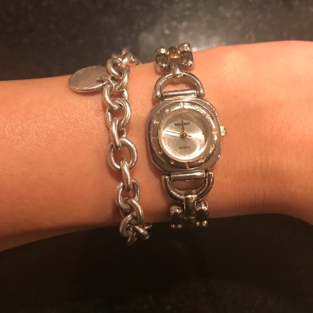 Two tone watch