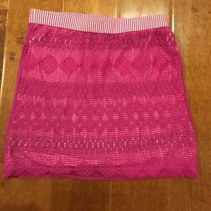 Pink skirt