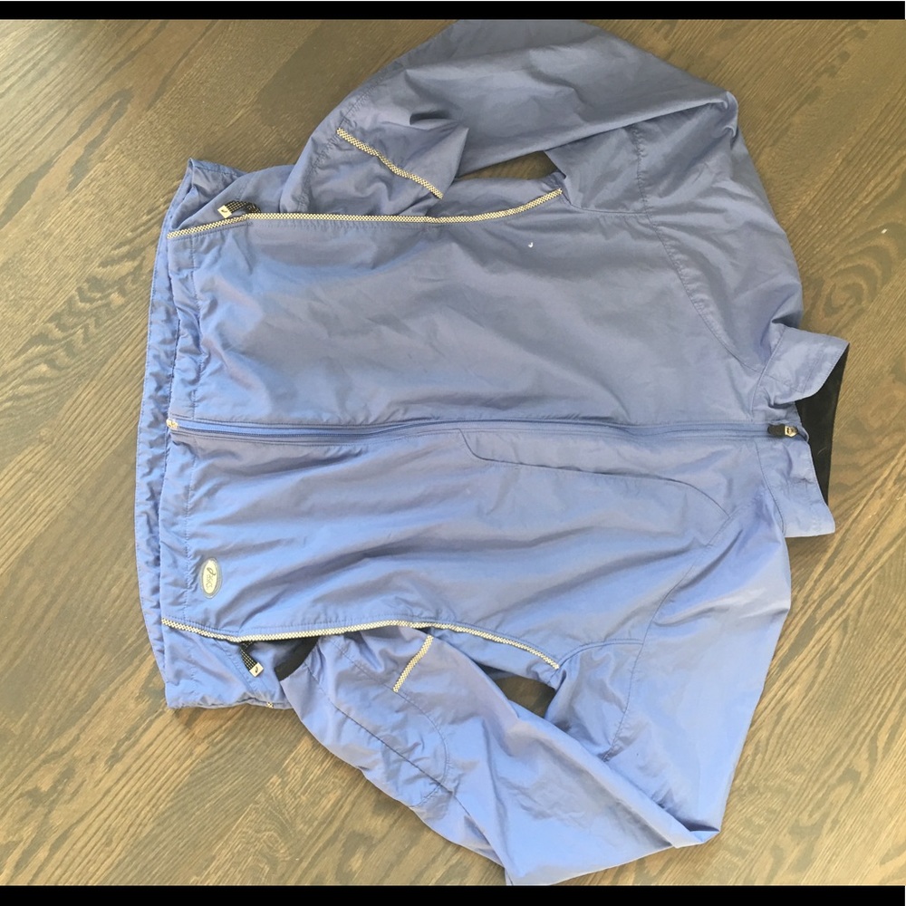 Asics Baby blue windbreaker