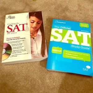Two SAT prep books