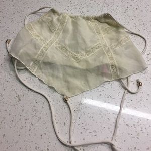 victoria secret PINK bikini flowy top