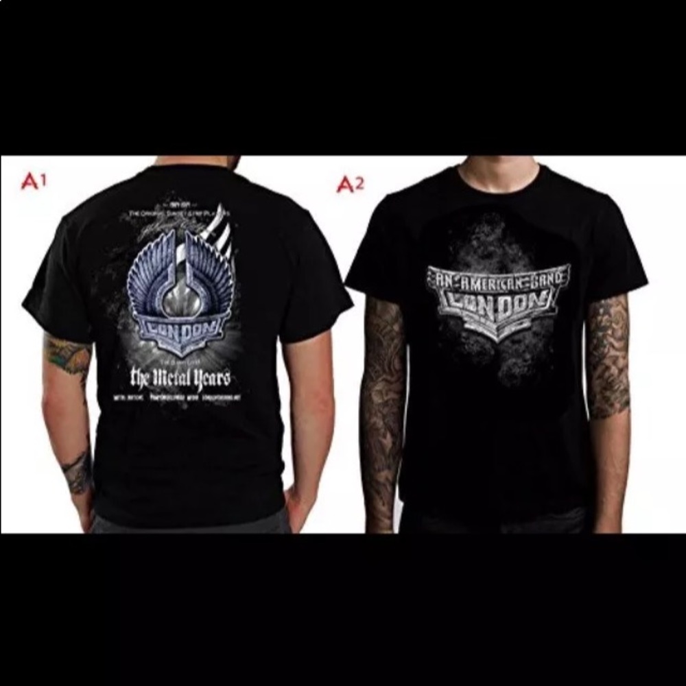🎸🎶FREE MUSIC 💽w/Unisex LONDON Official Band Tee Small