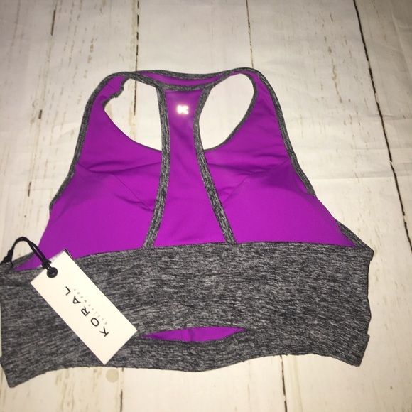 🆕Koral Rapid Active Bra - Heather Grey Orchid - Picture 5 of 5