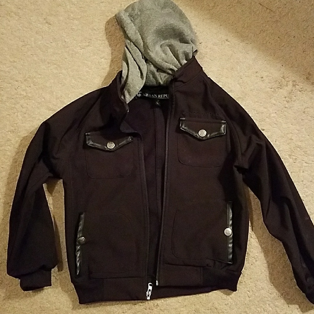 Boys Jacket with Hood SIZE M (10/12)