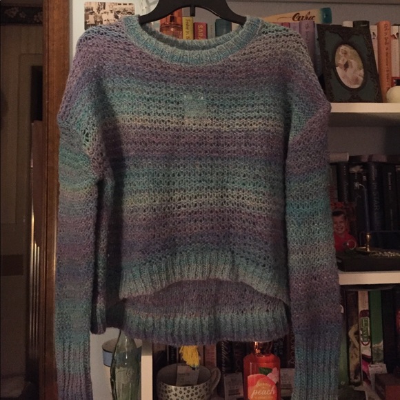 Blue and Purple ombré sweater - Picture 2 of 5
