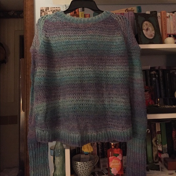 Blue and Purple ombré sweater - Picture 4 of 5