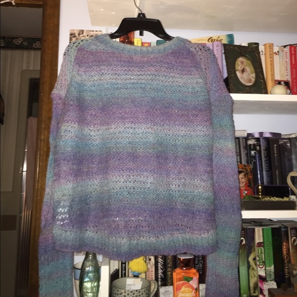 Blue and Purple ombré sweater - Picture 5 of 5