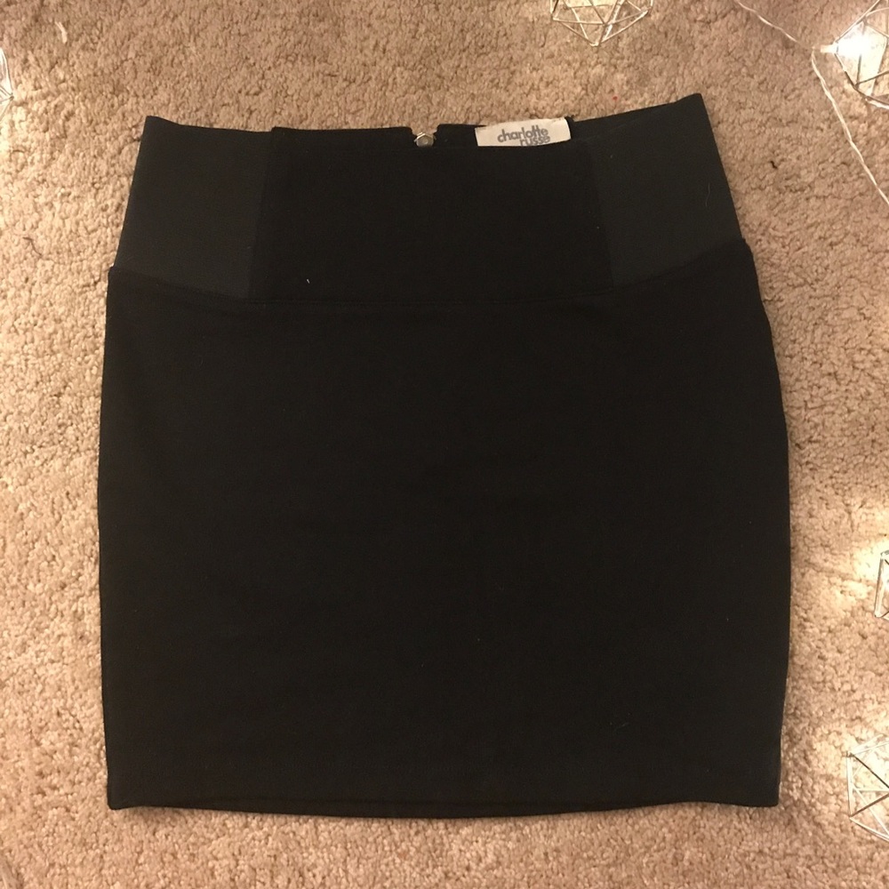 Black miniskirt