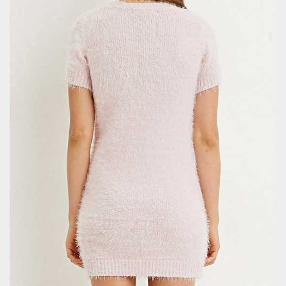 Fuzzy Knit Sweater Dress - Picture 2 of 4