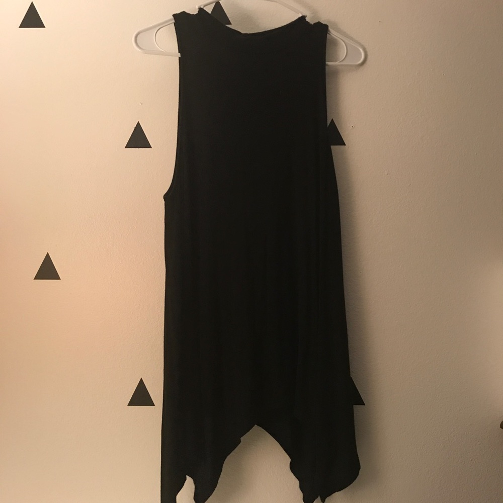 Black tank top