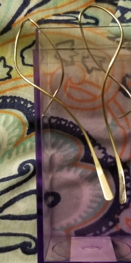 New in box Sterling silver twisted dangle earrings