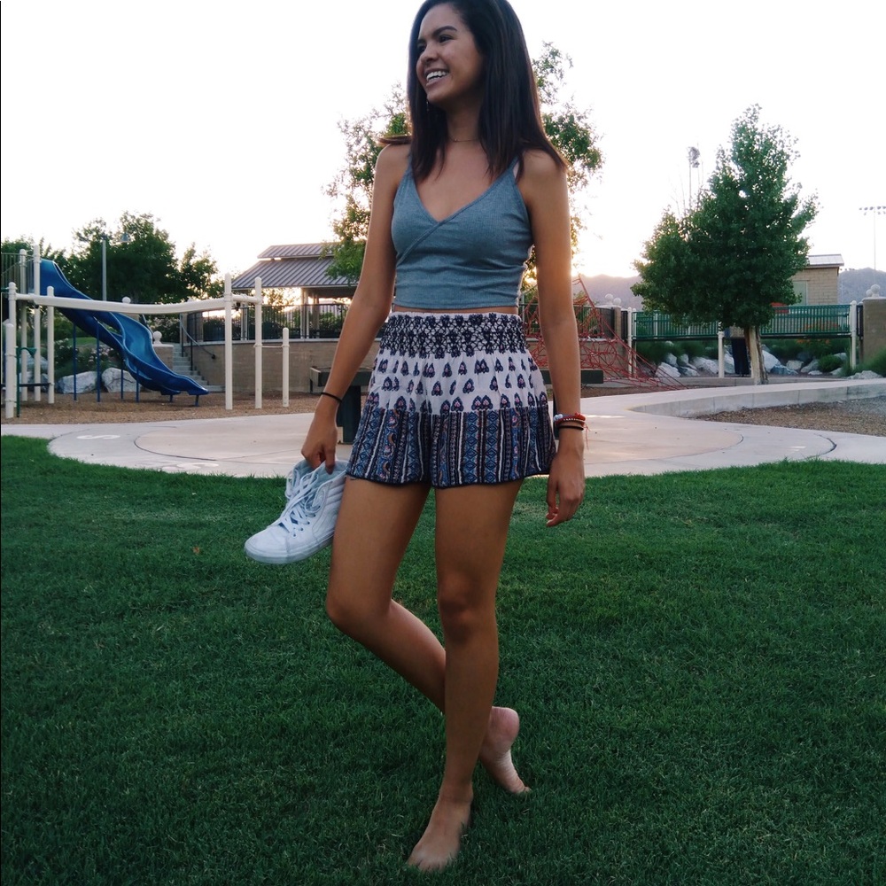 Flowy Printed Shorts