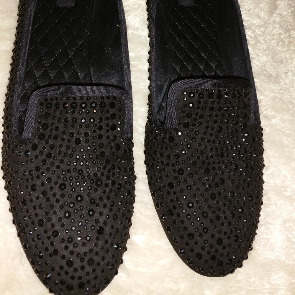 Nine West Women Love Mi Black Smoking Shoes