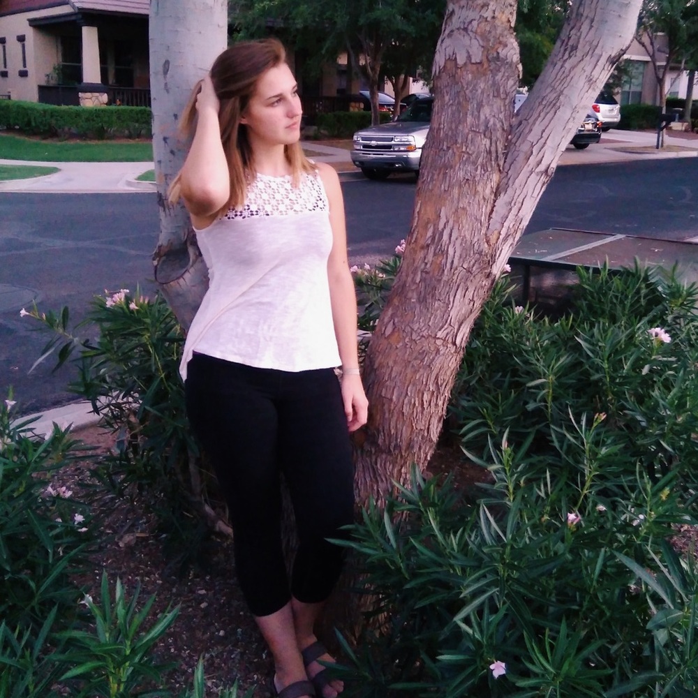 Ivory Lace Top