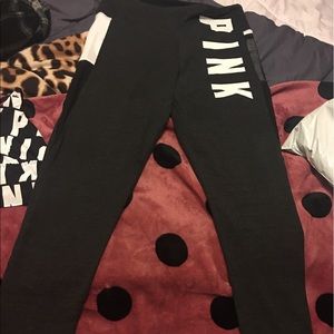 Victoria's Secret Pink leggings & pink logo top