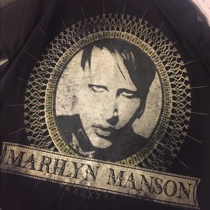 marilyn manson band tshirt