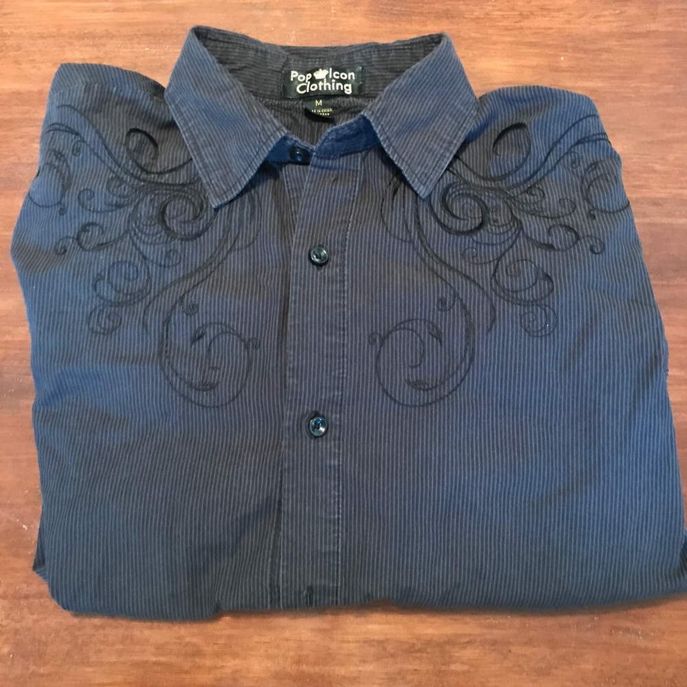 "Pop Icon" Men's button down shirt