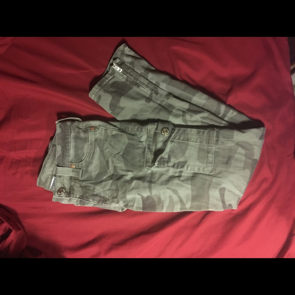 True religion camo pants