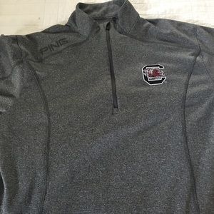 Ping South Carolina golf 1/4 zip new