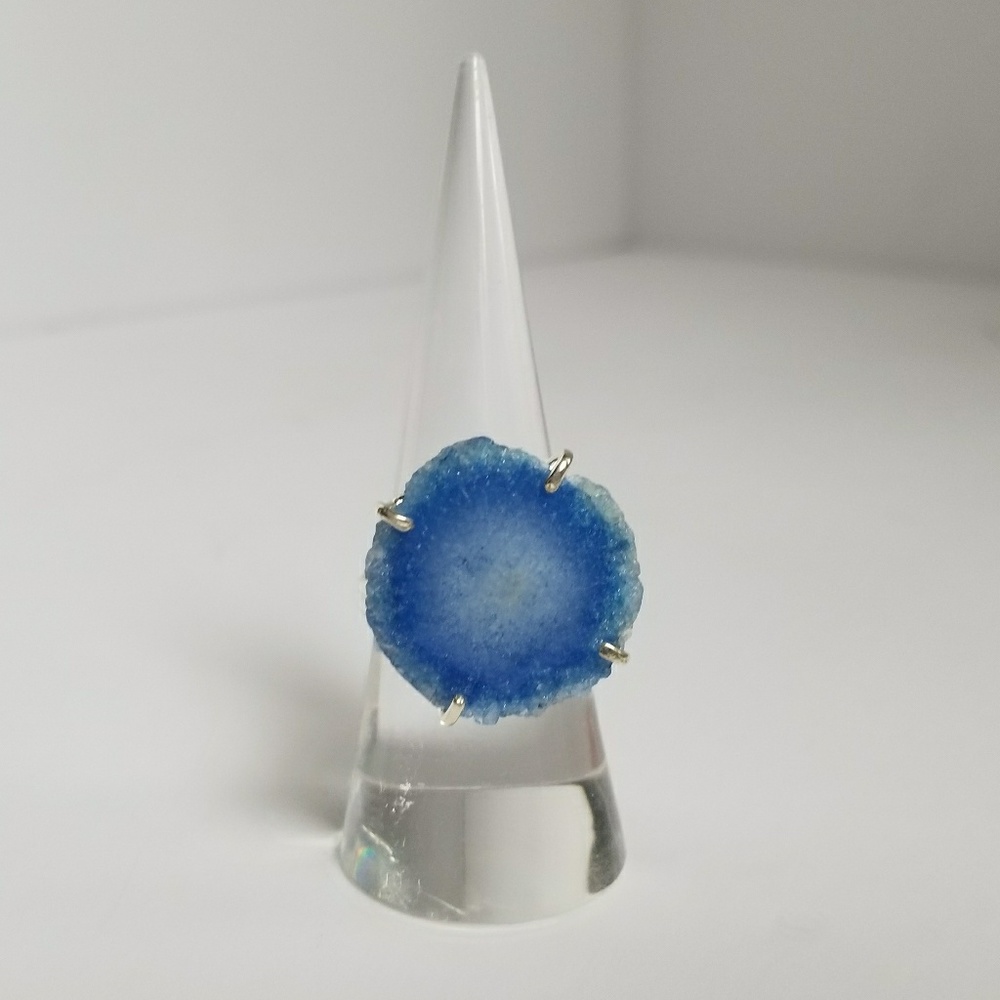 Solar Quartz Evil Eye Ring