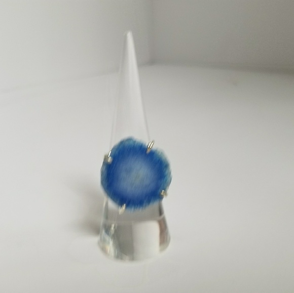 Solar Quartz Evil Eye Ring - Picture 2 of 5