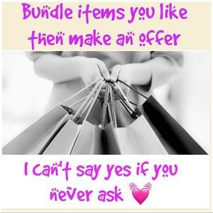 Bundle items you like then make an offer.