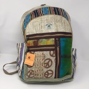 Himalayan Hemp Backpack Unisex with Laptop sleeve