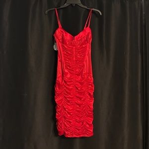 Sexy red Bebe dress