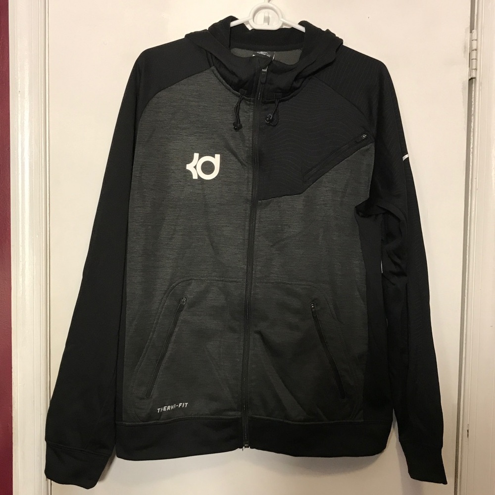 Kevin Durant Nike Therma-Fit Zip Hopdie Black