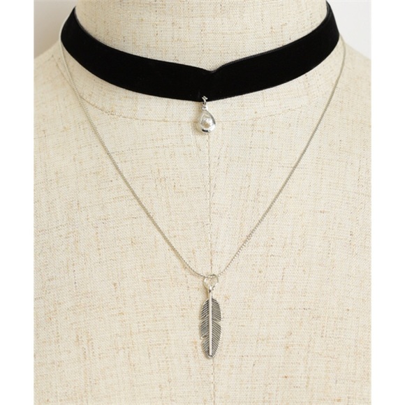 Jewelry - Spike Drop Choker Necklace
