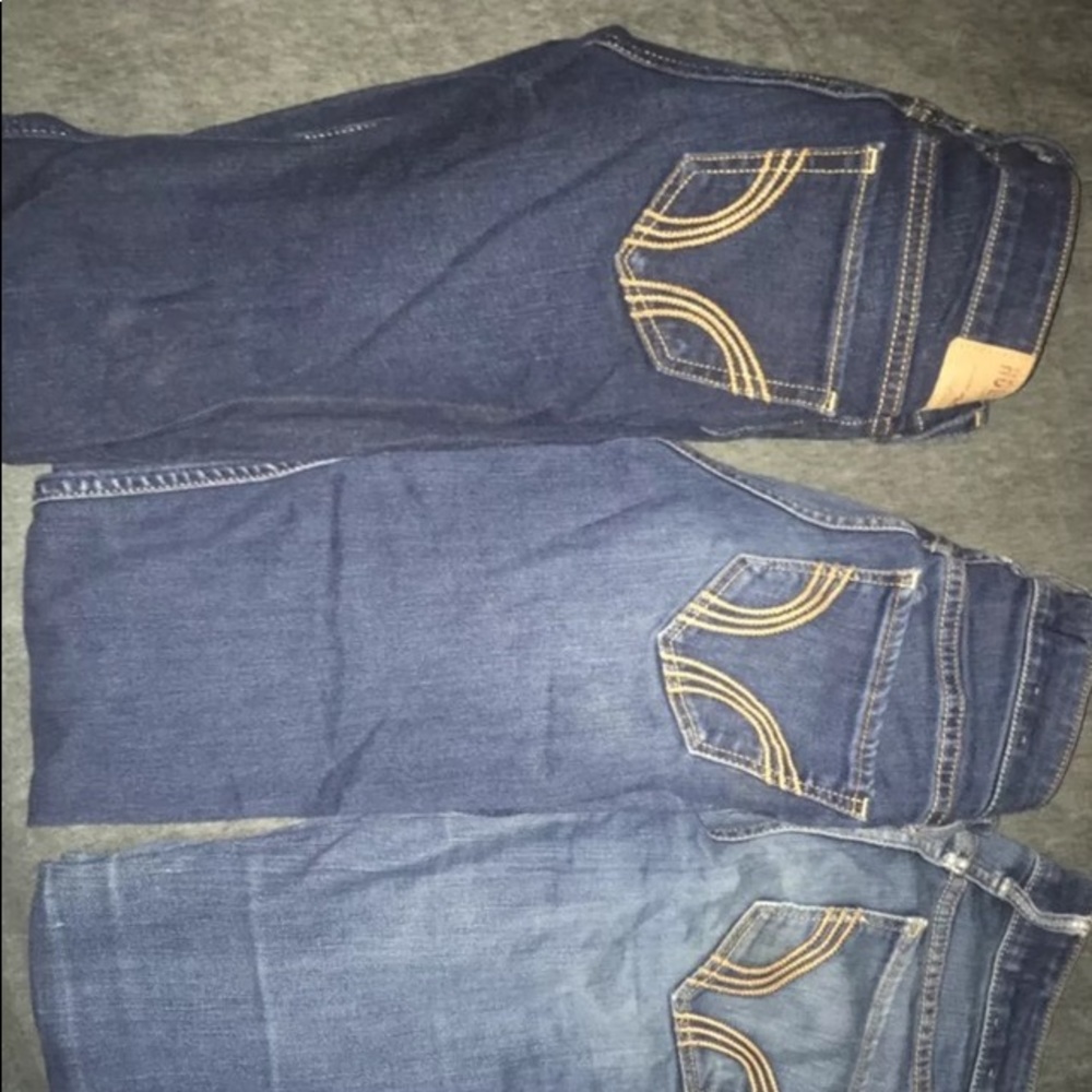 Dark denim jeggings