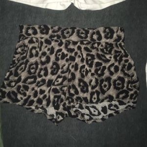 Leopard shorts