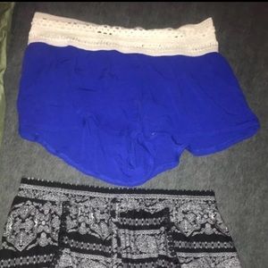 Blue shorts