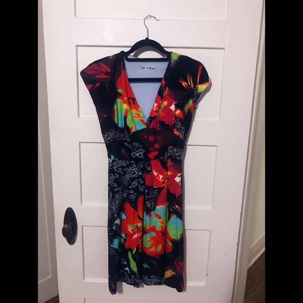 Ric Yuenn Multi-Colored Patterned Dress | Size S-M
