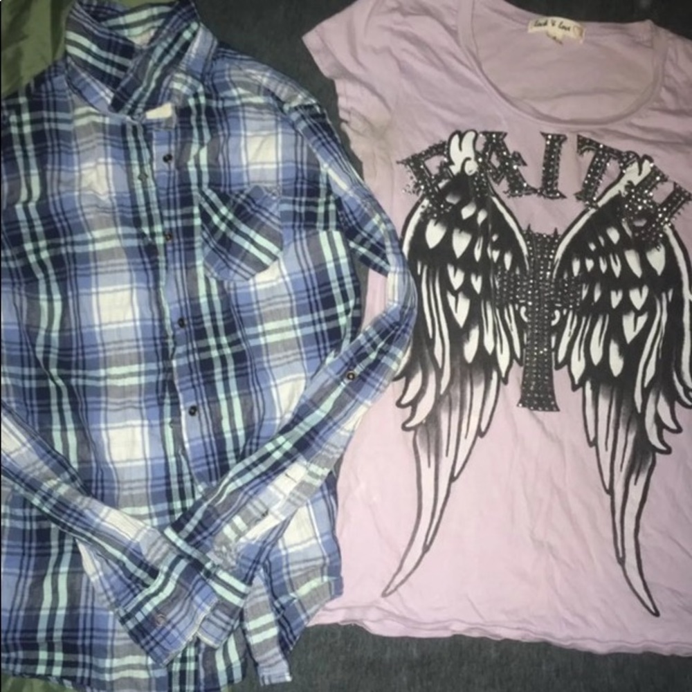 Blue flannel