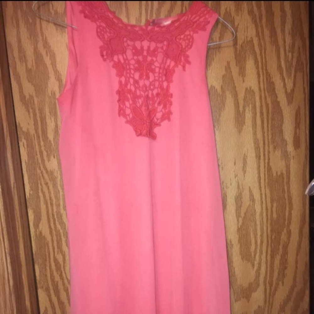 Lace top dress