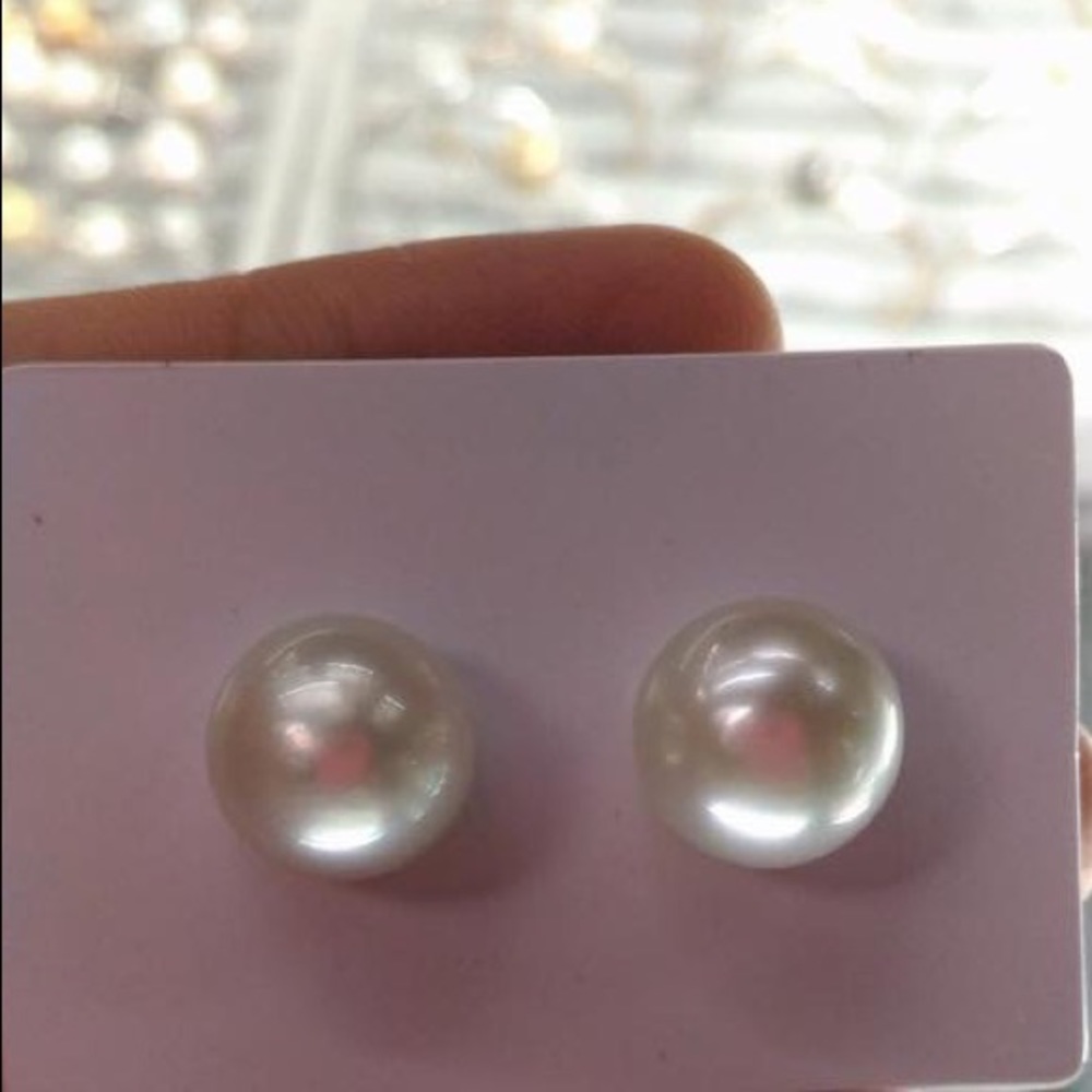 Authentic South Sea Pearls w/ 14k Solid setting