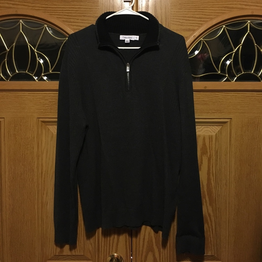 Calvin Klein zip-collar sweater