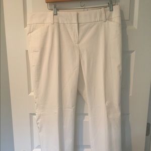 Ann Taylor White Dress Pants