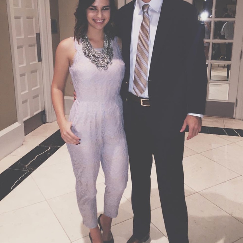 *SOLD* Lavender/nude jumpsuit