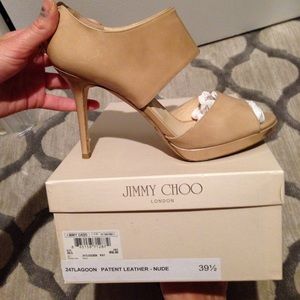 Jimmy Choo nude sandal, 9.5